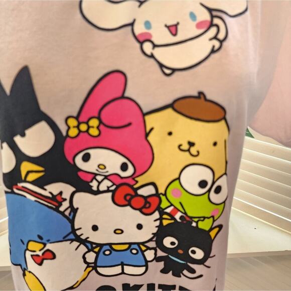 SAN RIO HELLO KITTY PINK OFFICIALLY LICENSED TEE SIZE LARGE - Picture 3 of 5